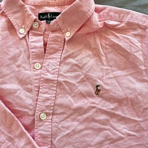 Polo Ralph Lauren Boy's Oxford Shirt Pink